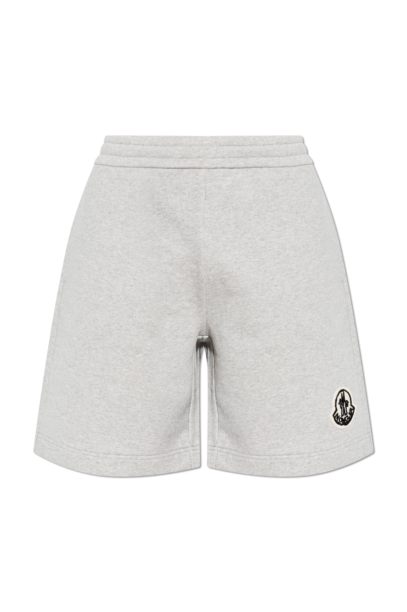 Grey Sweat shorts with logo Moncler - Vitkac AS